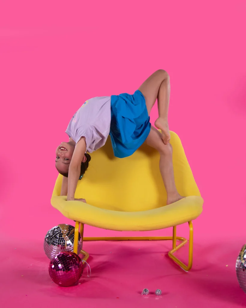 girl-bridge-pose-disco